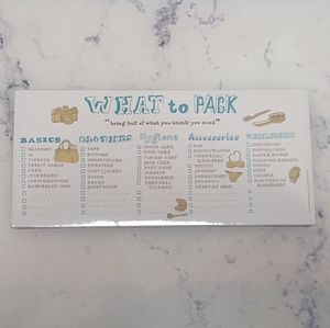 Knock Knock What to Pack Checklist